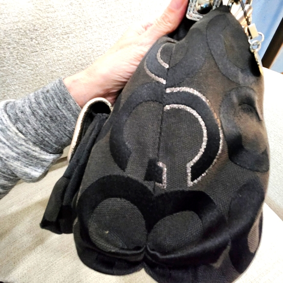 Coach Poppy Signature C's Shoulder Bag Purse c - Picture 5 of 14